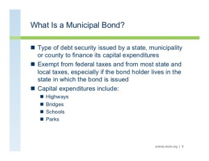 Municipal bonds